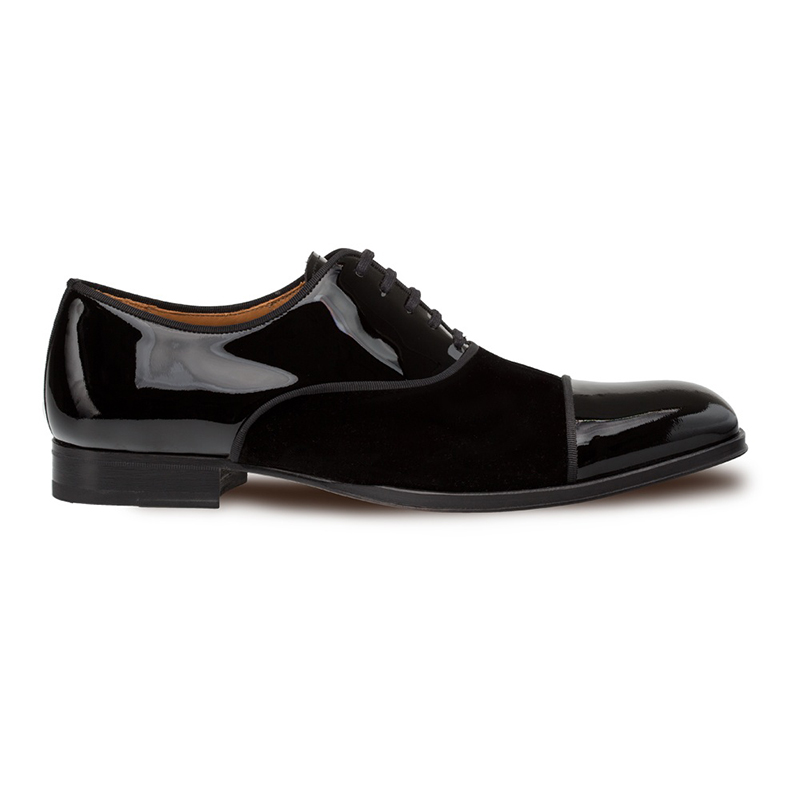 Mezlan Pio Cap Toe Shoes Black Image