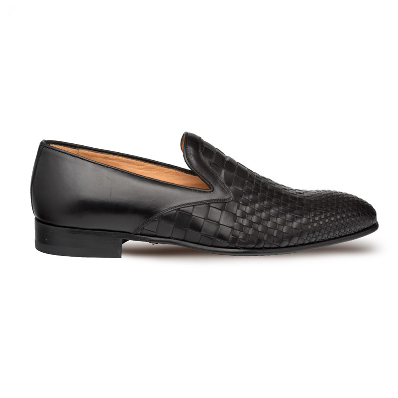 Mezlan Sirocco Calfskin Shoes Black Image
