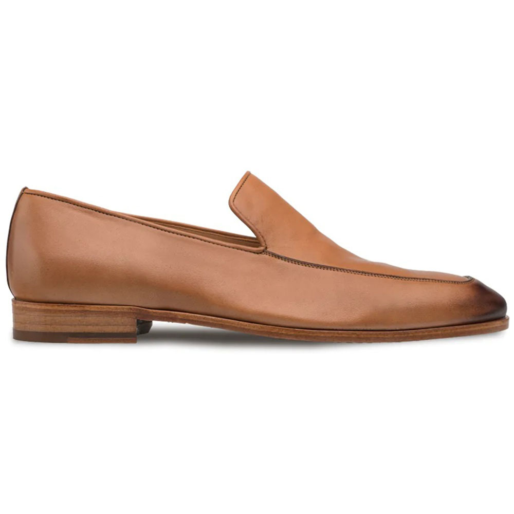 Mezlan Unstructured Leather Loafers R605 Cognac Image