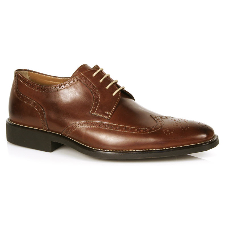 Michael Toschi Hessling Wing Tip Shoes Brown Image