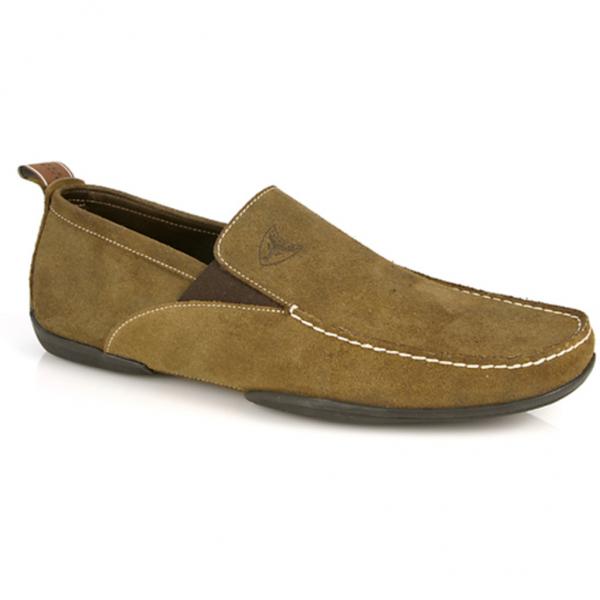 Michael Toschi Onda Driving Shoes Olive Suede Image