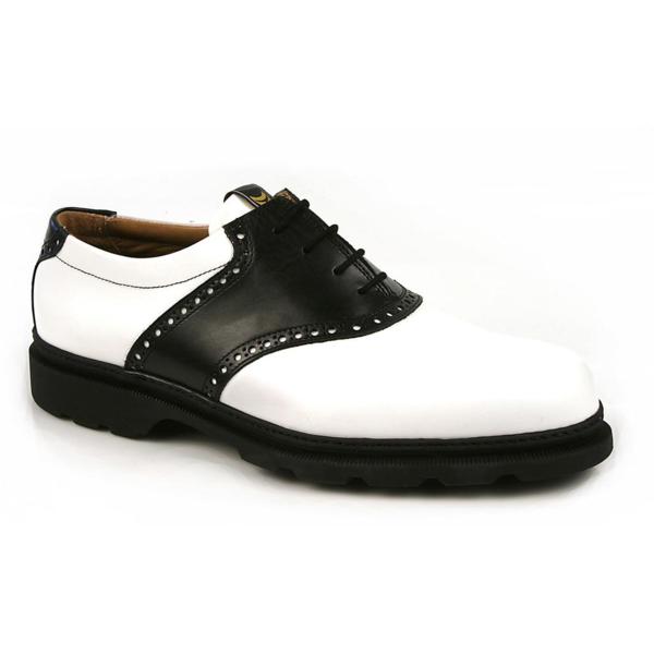 Michael Toschi G1 Saddle Golf Shoes Black/White Image
