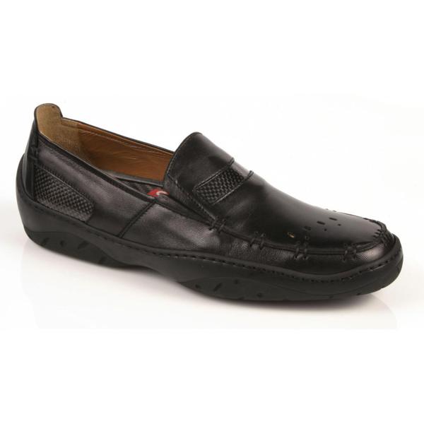 Michael Toschi Mach Driving Shoes Black Nappa Image