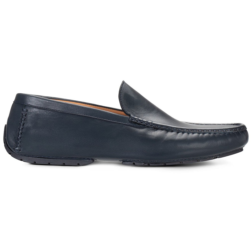 Moreschi 032532C Leather Drivers Navy Blue Image