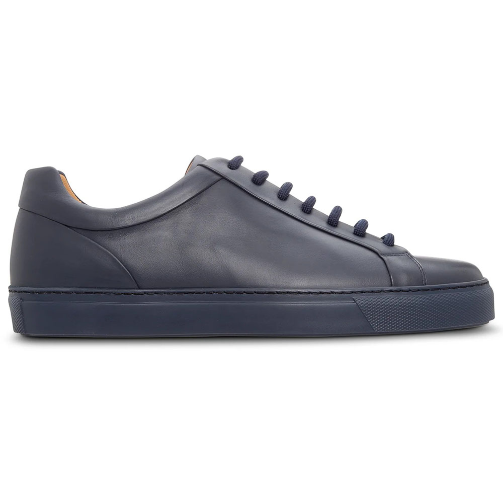 Moreschi 035532C Leather Sneakers Navy Blue Image