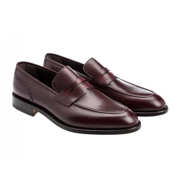 Moreschi 041780A Penny Loafers Burgundy (SPECIAL ORDER) Image