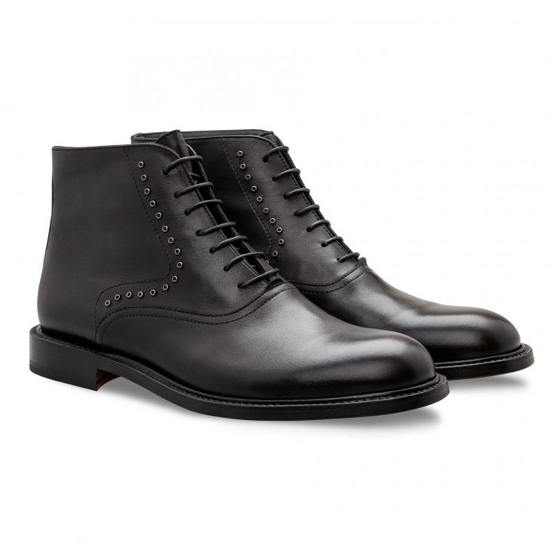 Moreschi 043163 Calfskin Boots Black Image