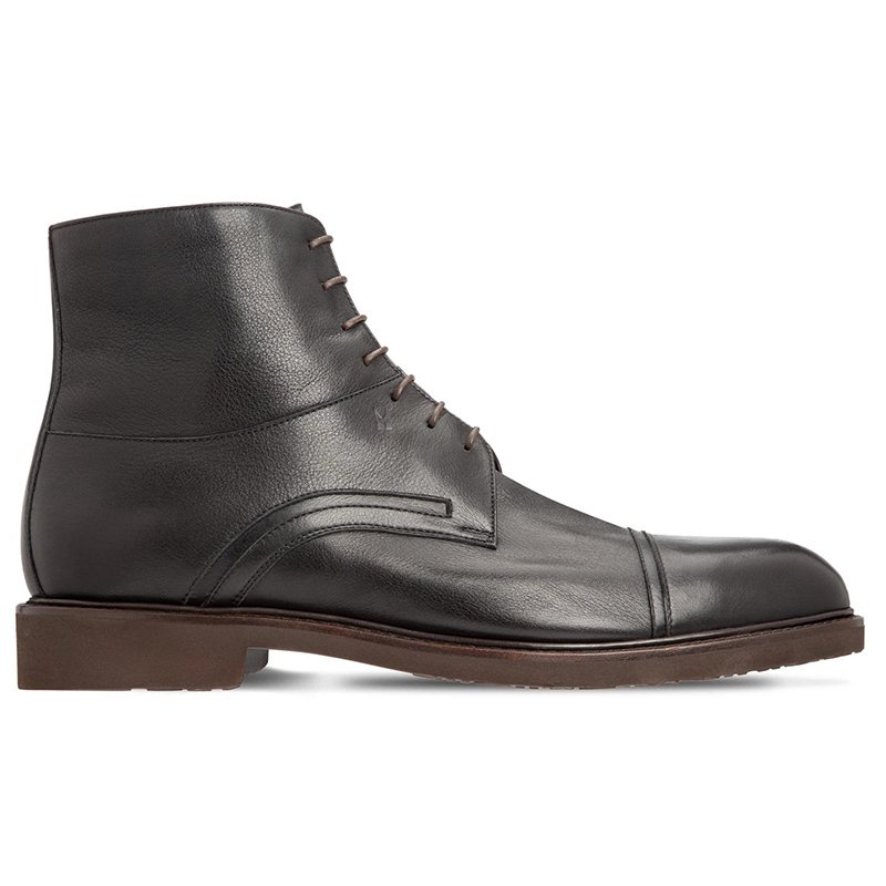Moreschi 043552A Calfskin Ankle Boots Black Image
