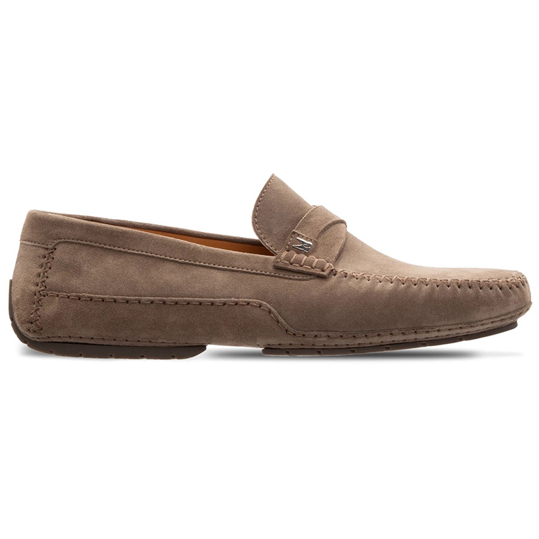 Moreschi 043706-TP Suede Driving Shoes Taupe Image
