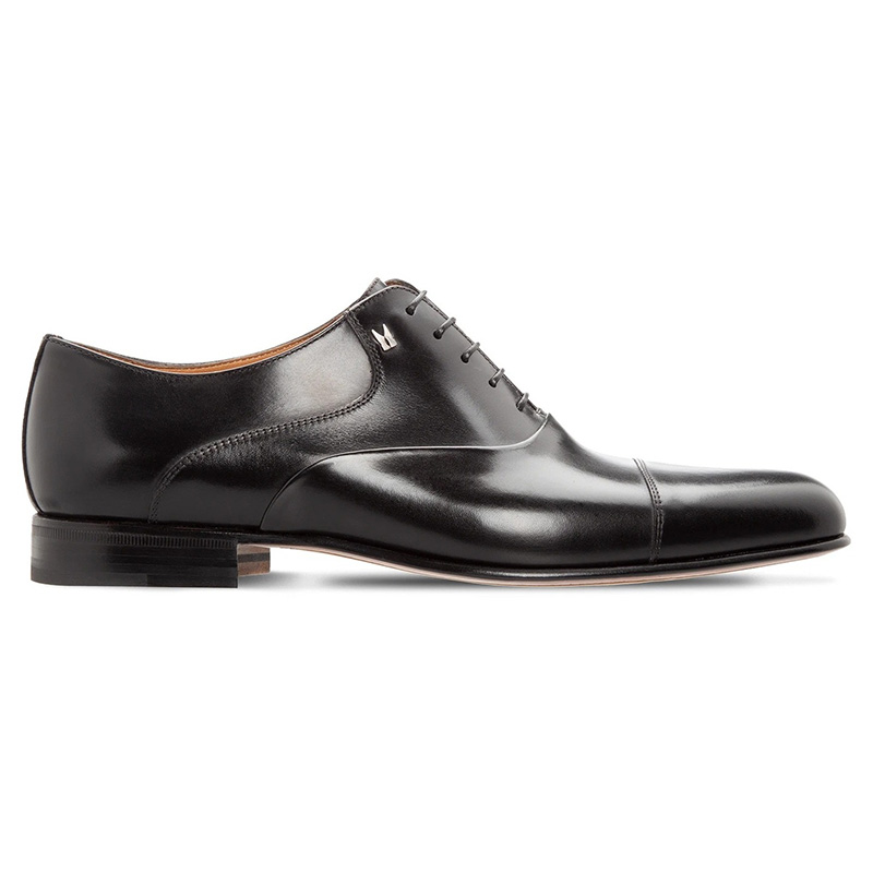 Moreschi 043774 Calfskin Oxford Shoes Black Image