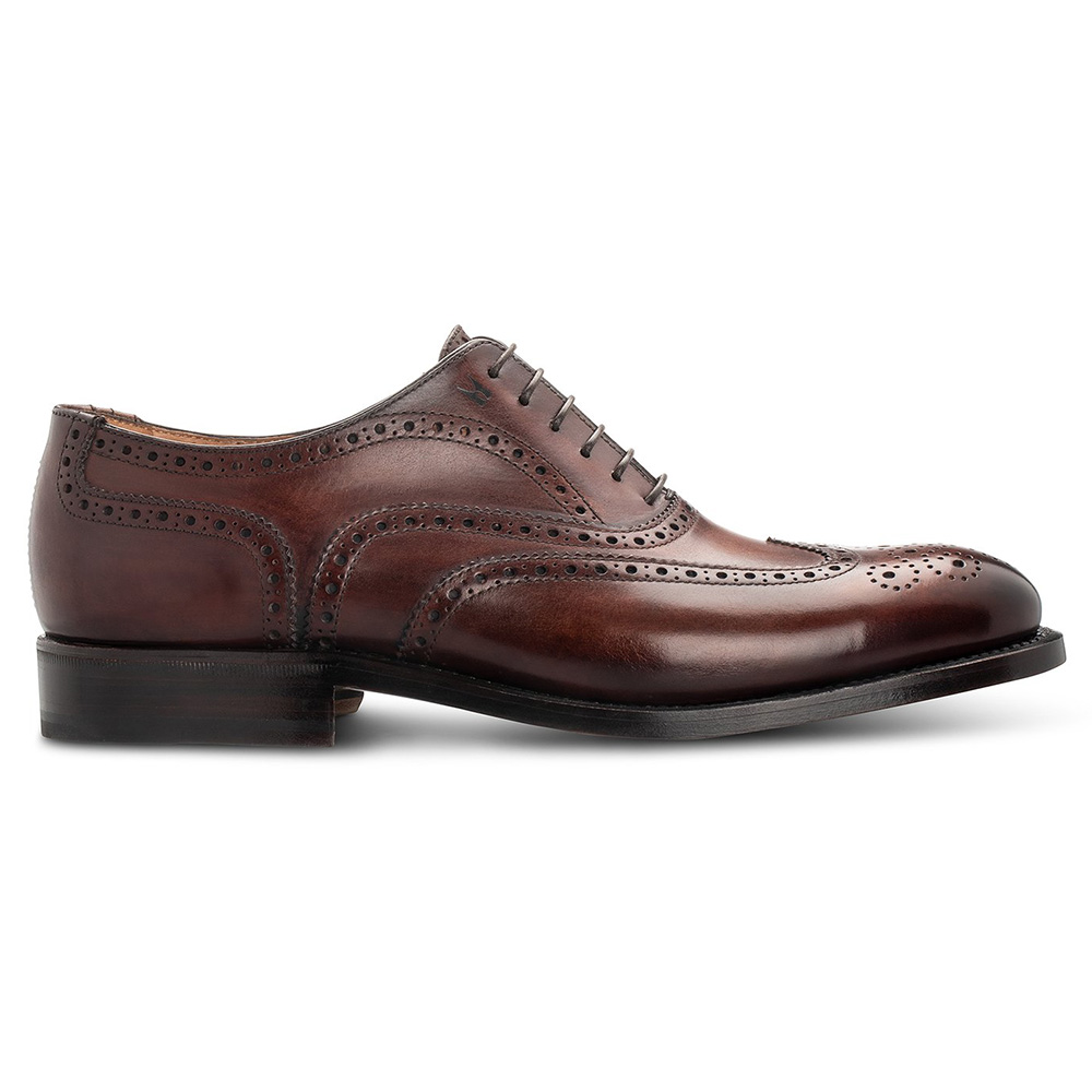 Moreschi 044001A Leather Oxford Shoes Brown Image