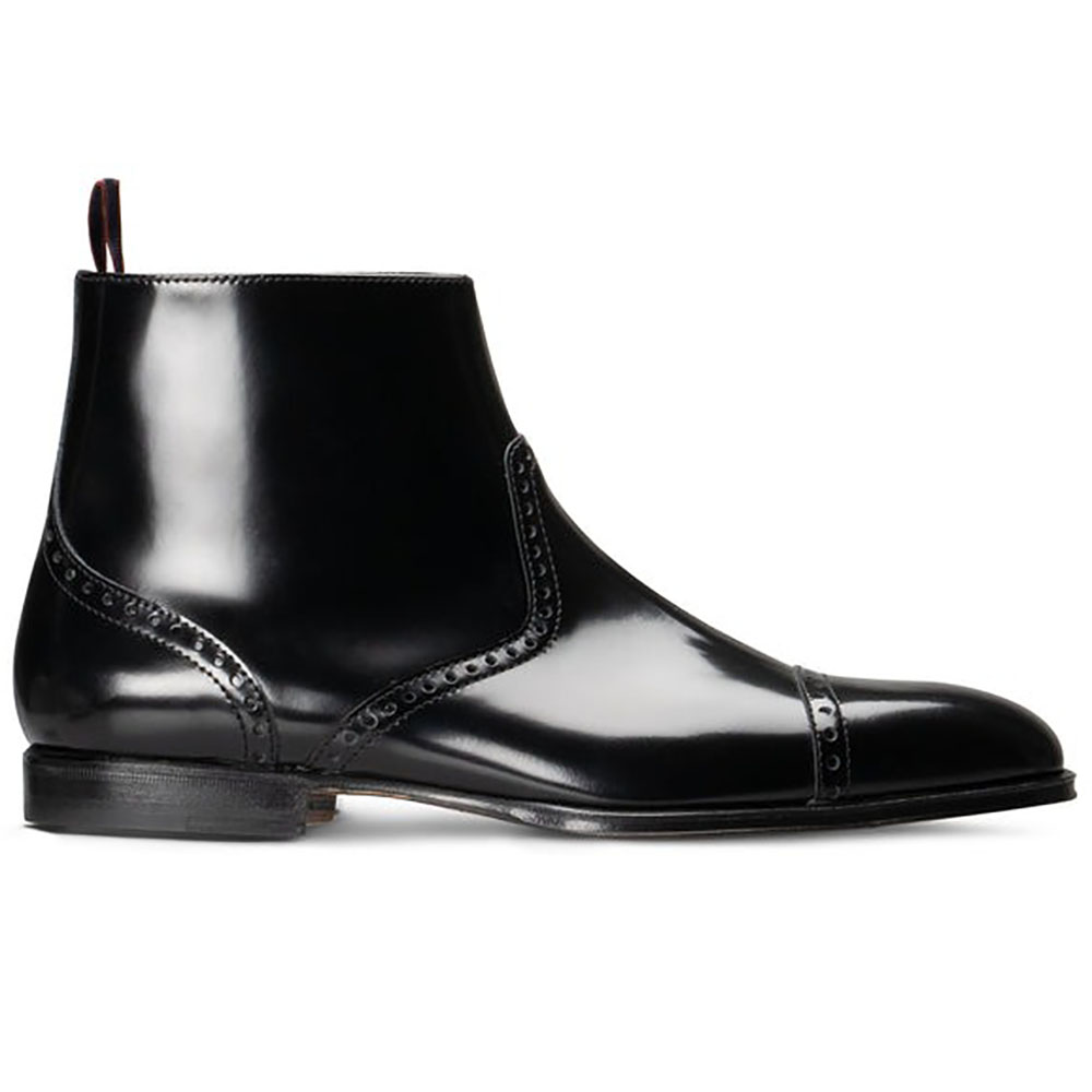 Moreschi 2961000 Leather Ankle Boots Black Image