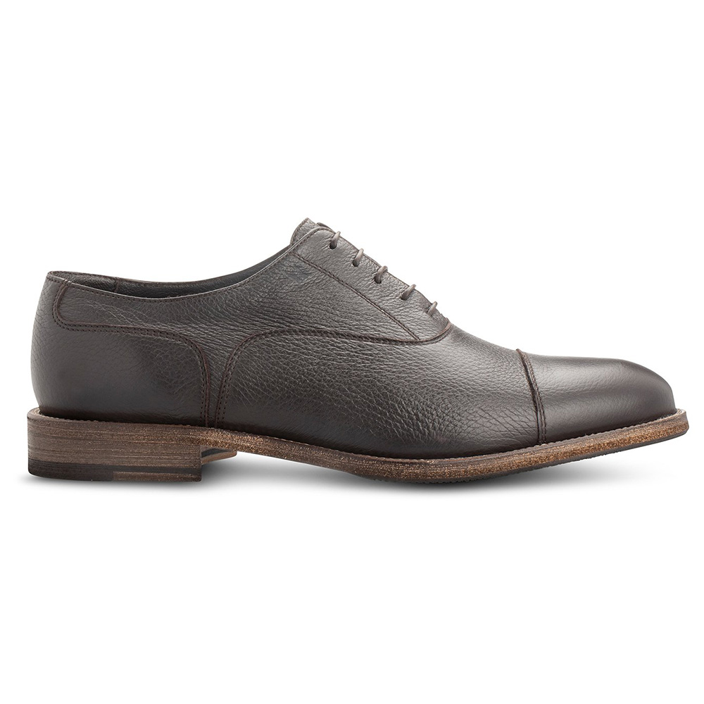 Moreschi 43925 Leather Oxford Shoes Dark Brown Image
