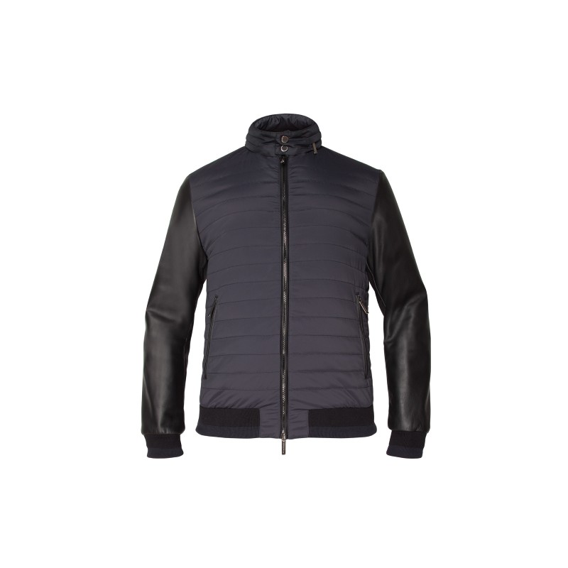Moreschi ROSETOWN01 Soft Leather bomber jacket Black Image