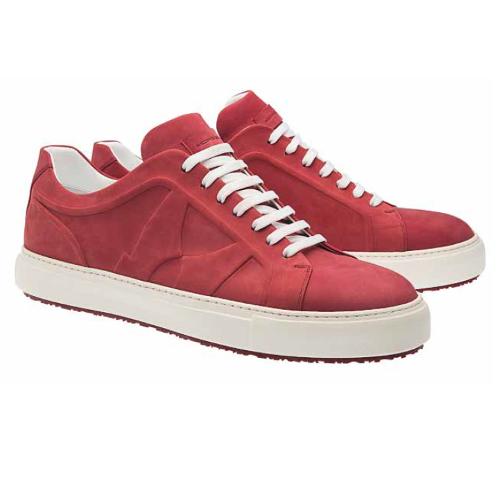 Moreschi Kos Nubuck Sneakers Red Image
