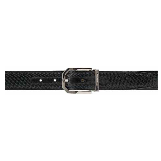 Moreschi Trinidad Woven Calfskin Belt Black Image