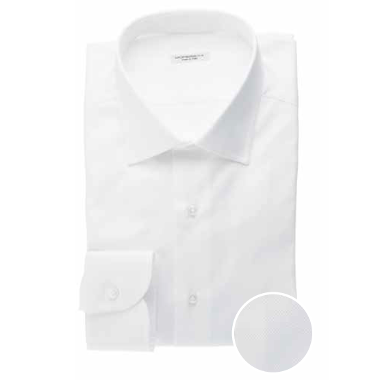 Moreschi Zenit Woven Cotton Dress Shirt White Image