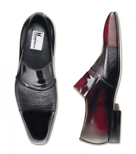 Moreschi Lugano II Peccary and Calfskin Shoes (Special Order) Image
