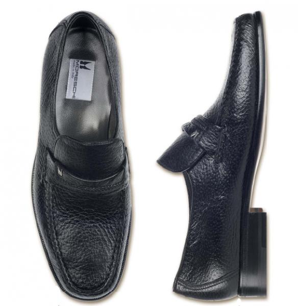 Moreschi Peccary Loafers Black Image