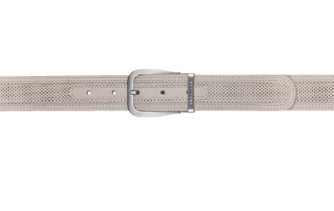 Moreschi Paraggi Soft Nubuck Leather Belt - Beige Image