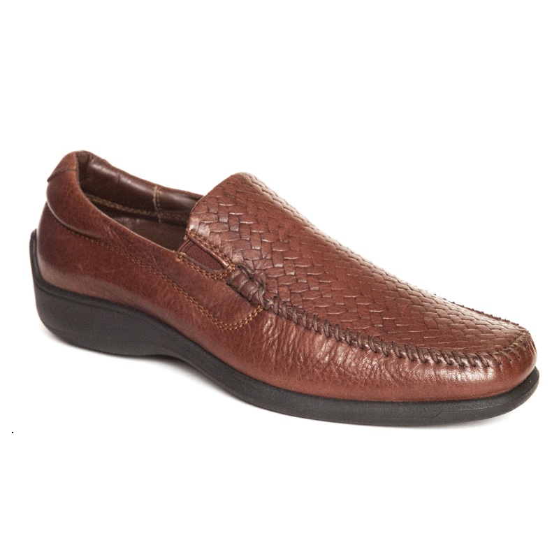 Neil M Palermo Woven Loafers Walnut Image