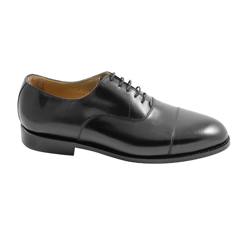 Nettleton Chesterfield Goodyear Welted Cap Toe Oxfords Black Image