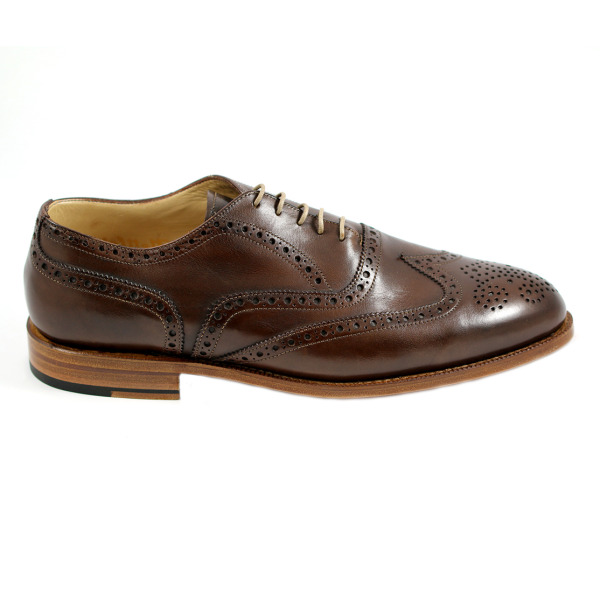 Nettleton Fayetteville Goodyear Welted Wingtip Brogues Ebano Image
