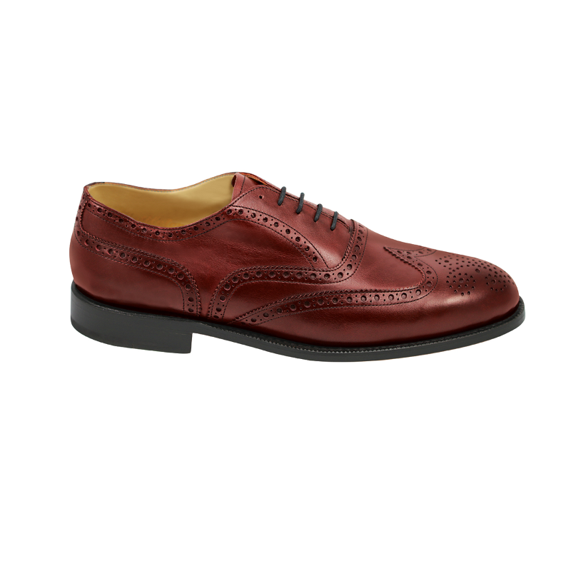 Nettleton Manchester Goodyear Welted Wingtip Brogues Red Image