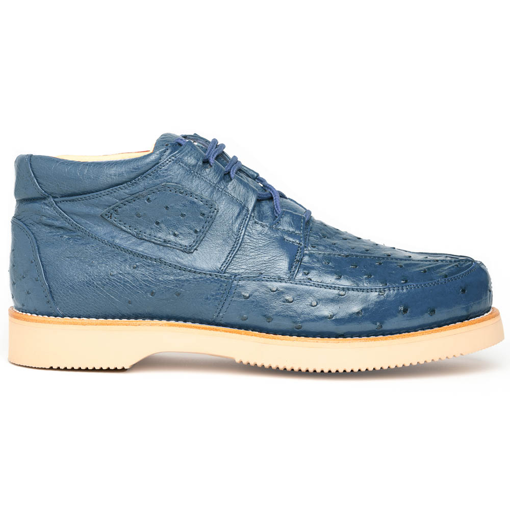 Los Altos Ostrich Casual Shoes Blue Jean Image