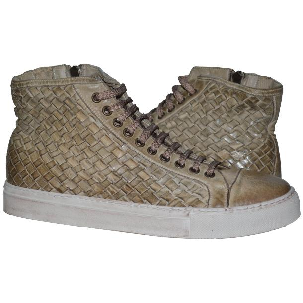 Paolo Shoes Andy Wovne High Top Sneakers Rope Image