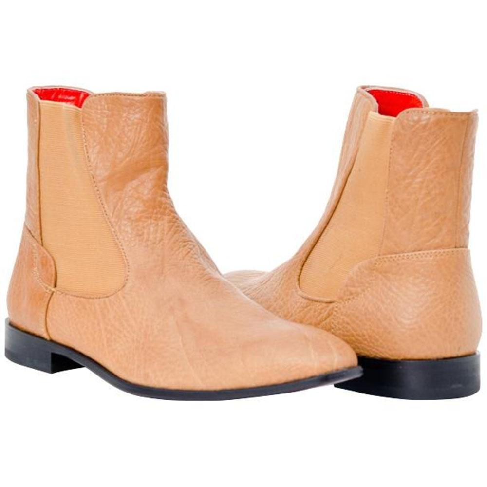 Paolo Shoes Remo Tan Chelsea Boots Tan Image
