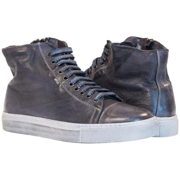 Paolo Shoes Shawn High Top Sneakers Dark Gray Image