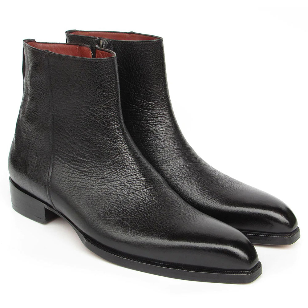 Paul Parkman Floater Leather Boots Black Image