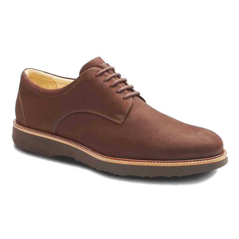 Samuel Hubbard Bucks Plain Toe Shoes Dark Brown Image