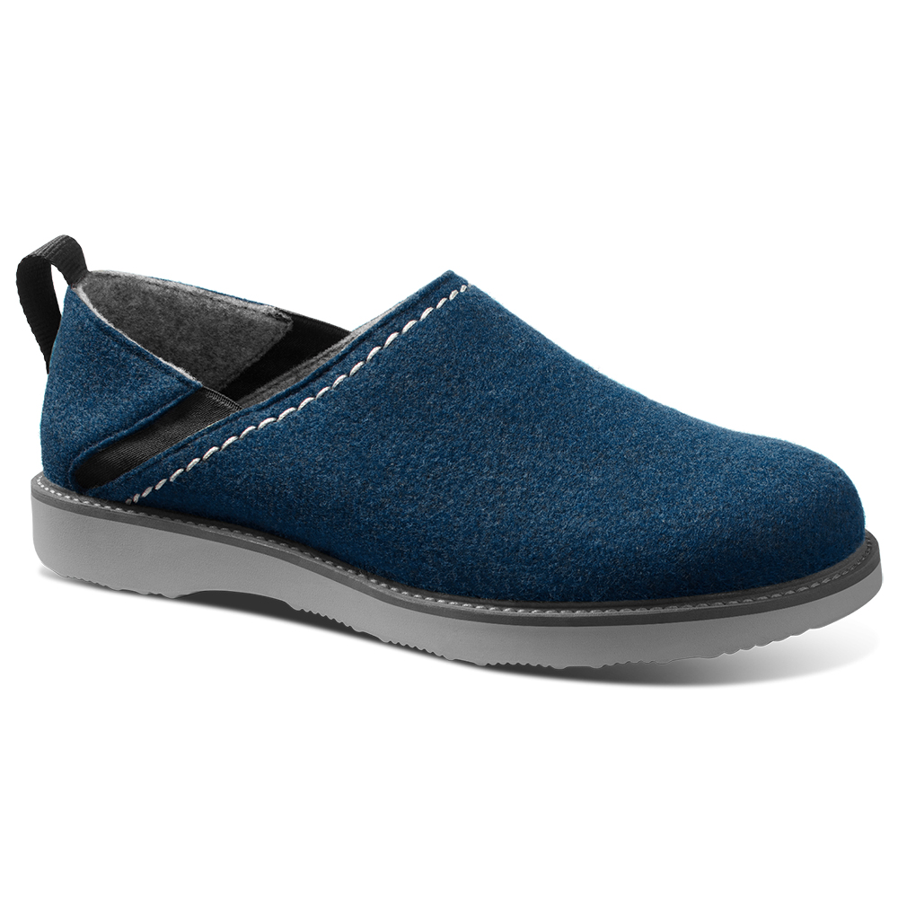 Samuel Hubbard Home Spring Back Slip-on Shoes Royal Blue / Gray Image