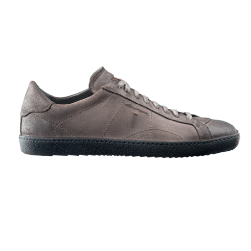 Santoni Dorado Calfskin Sneakers Grey Image
