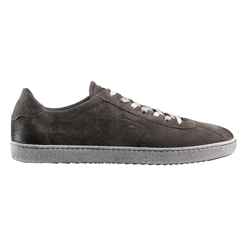 Santoni Escolar Suede Sneakers Grey Image