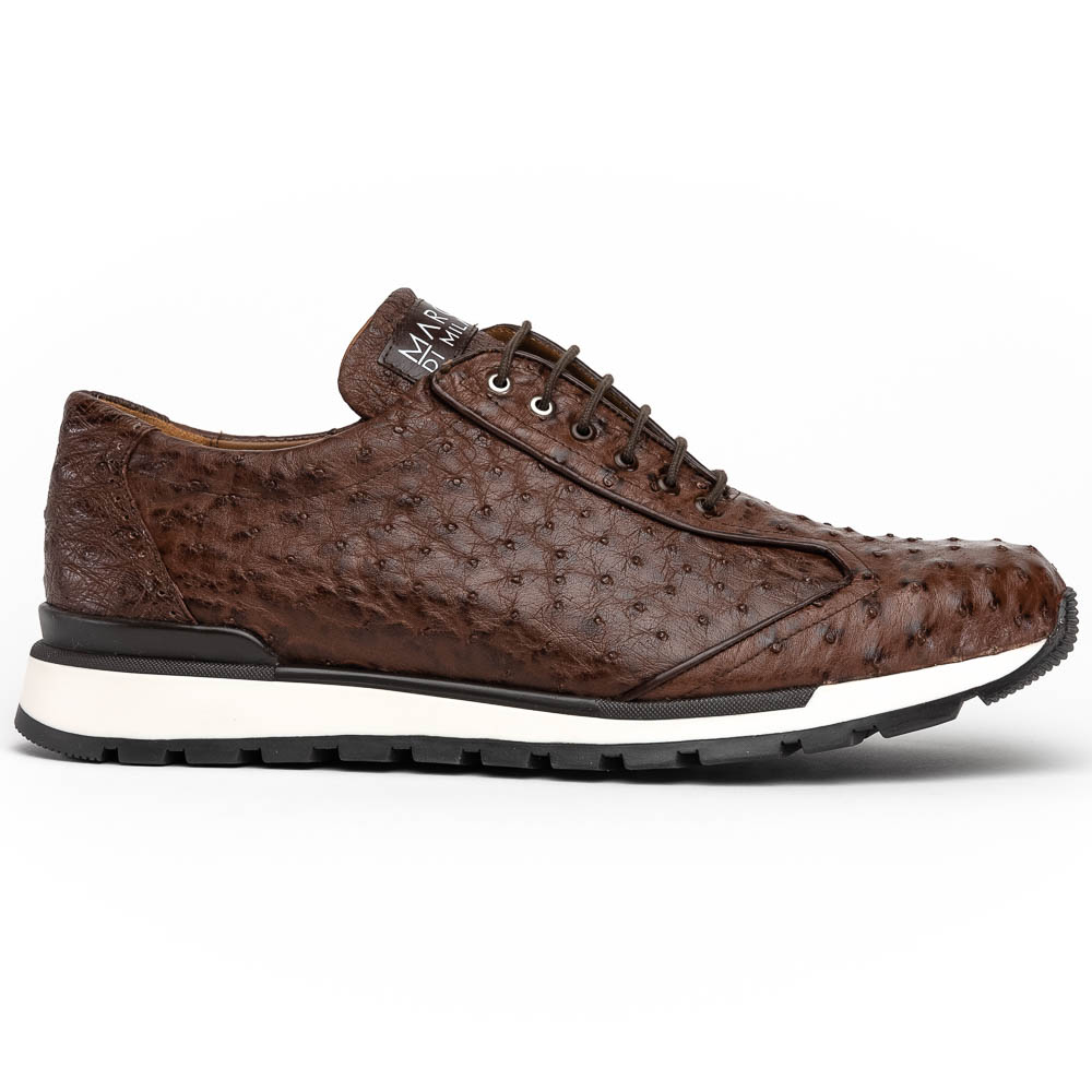 Marco Di Milano Scanno Ostrich Quill Sneakers Brown Image