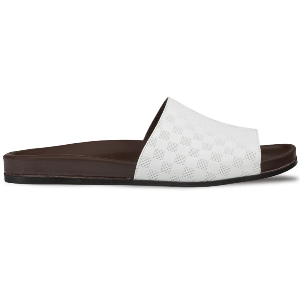 Mezlan Slide Sandals White  Image