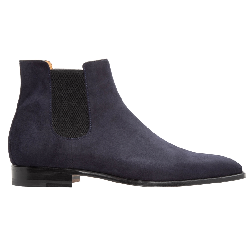 Stemar Ancona Suede Chelsea Boots Blue Image