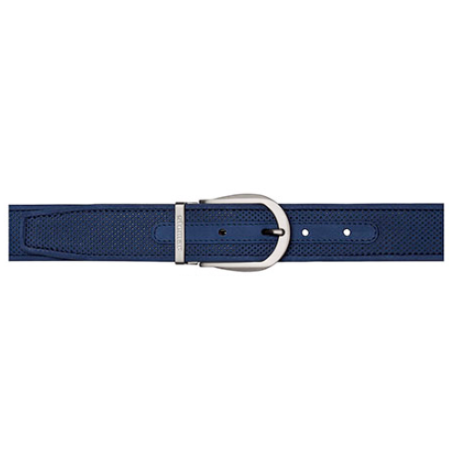 Stemar Panarea Perforated Nubuck Belt Blue Image