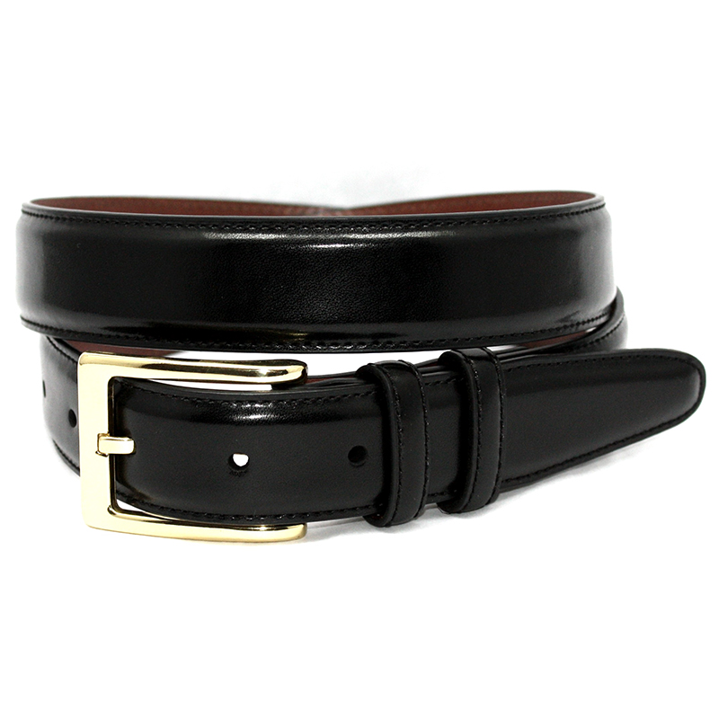 Torino Leather Antigua Leather Belt Black Image