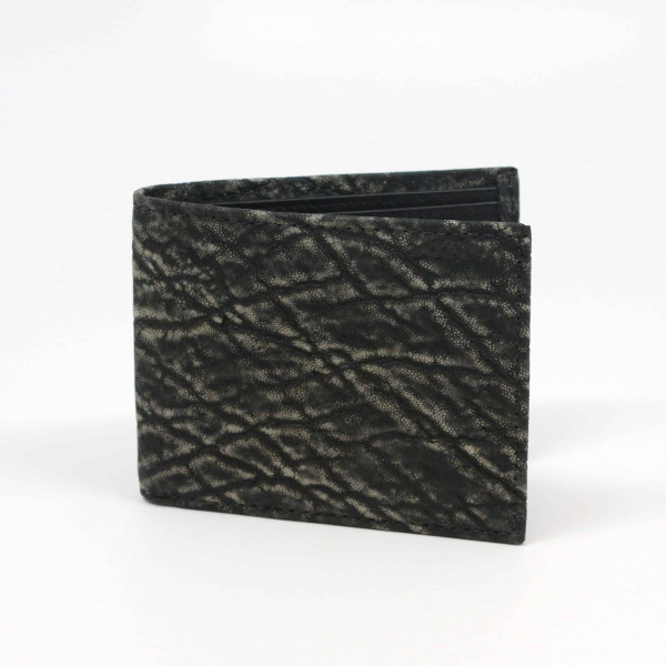 Torino Leather Elephant Billfold Wallet Charcoal Image