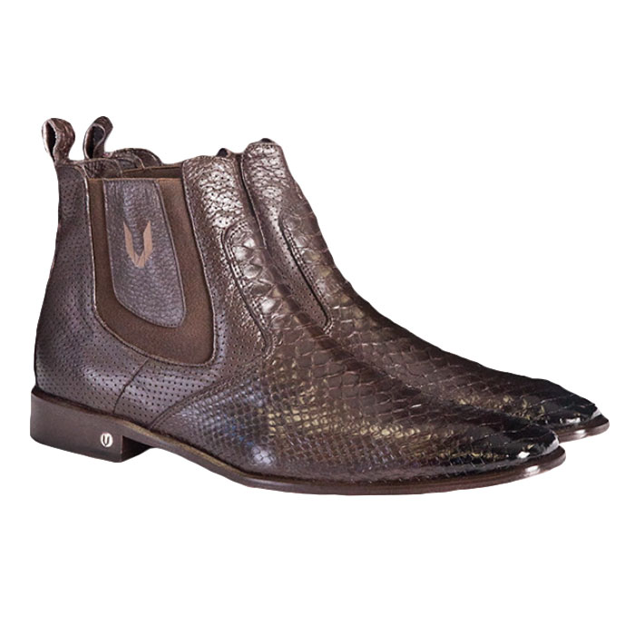 Vestigium Python Chelsea Boots Faded Brown Image