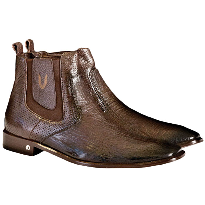 Vestigium Shark Chelsea Boots Faded Brown Image
