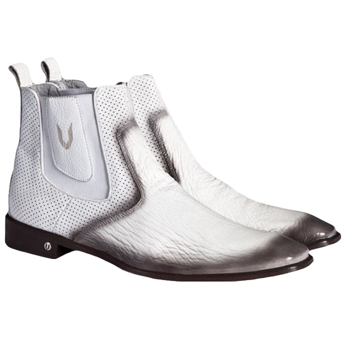 Vestigium Shark Chelsea Boots Faded White Image