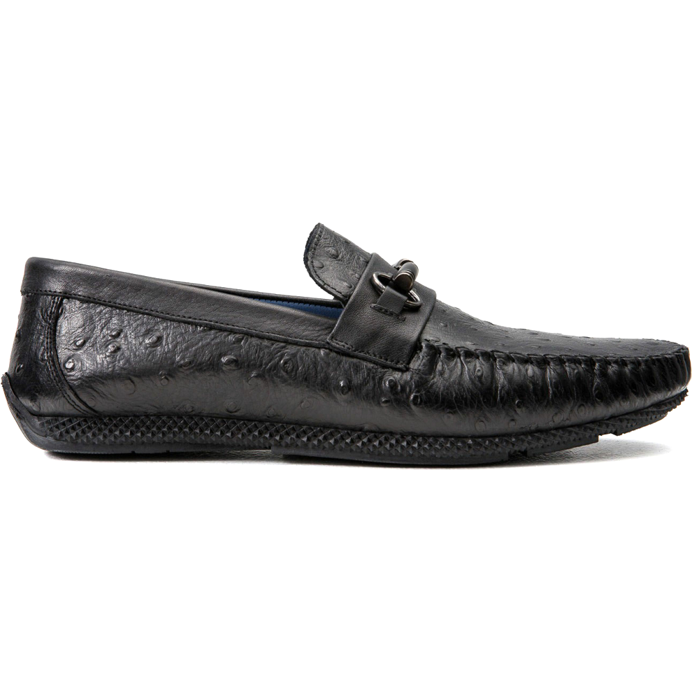 Vinci Leather The Nashville Black Leather Shoes (6634) Image