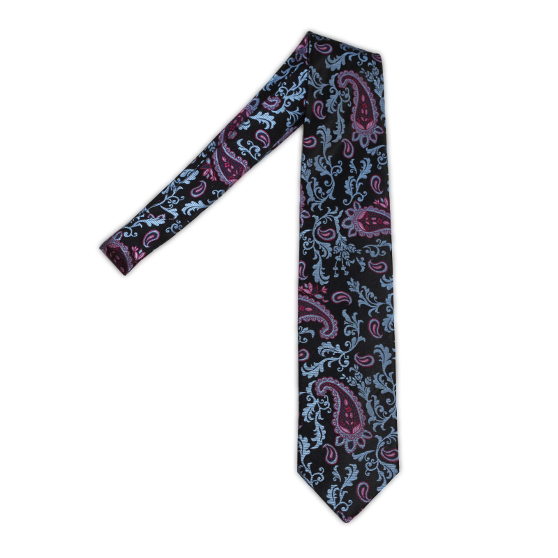 Volare Collection Silk Paisley Tie Image