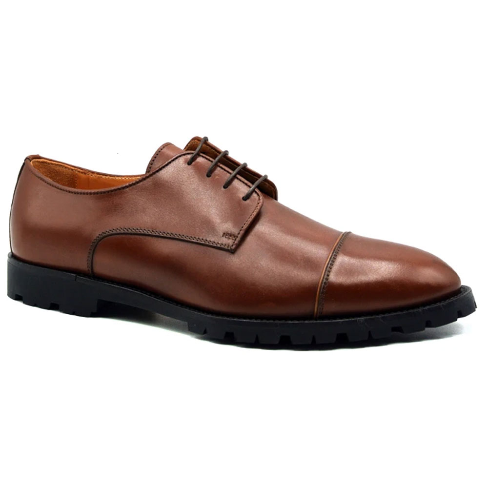 Zelli James Cap Toe Shoes Brown Image