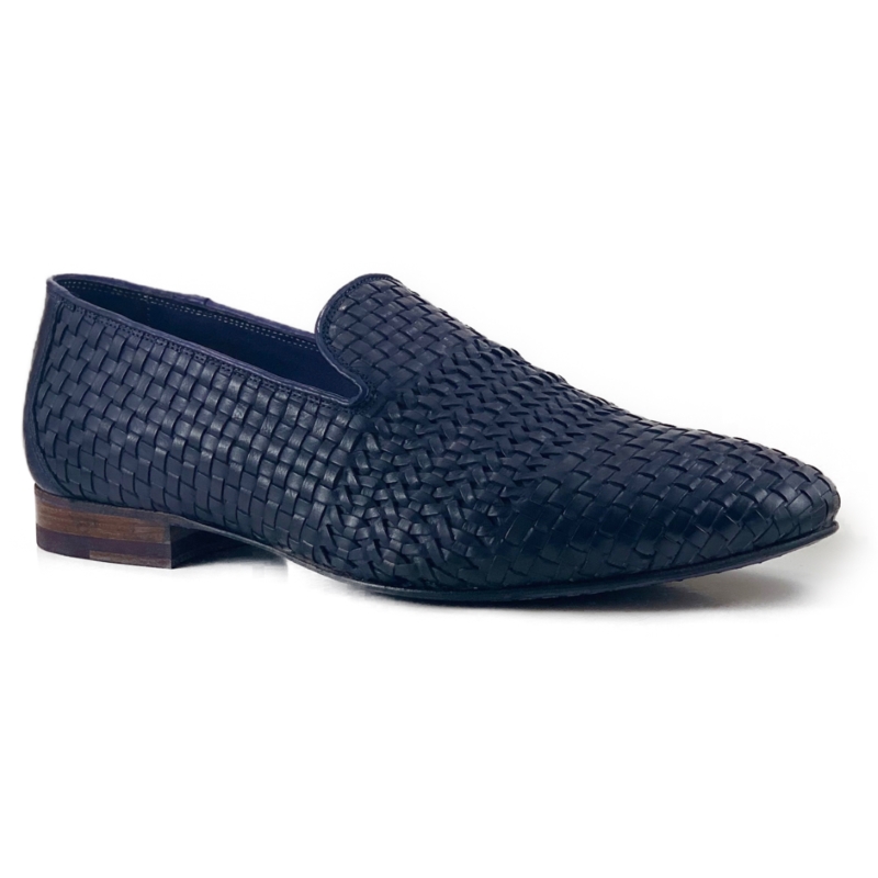 Zelli Luce Woven Loafers Denim Gray Image